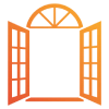 Fenetres et portes fenetres icone