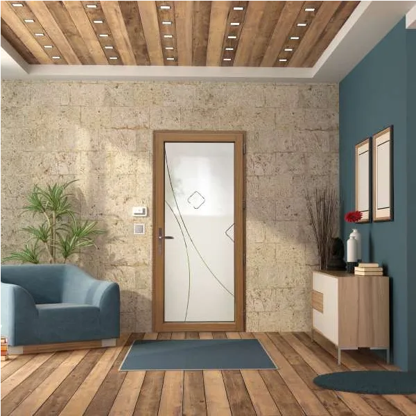 Porte d'entrée Mixte Bois Aluminium - La Boutique du Menuisier Sisteron